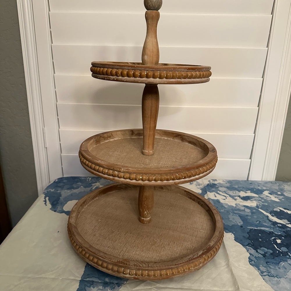Three tiered round display - New from Boutique that is closing.